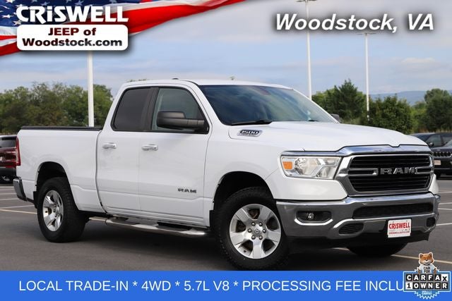 2020 RAM 1500 Big Horn Quad Cab 4x4 6'4' Box