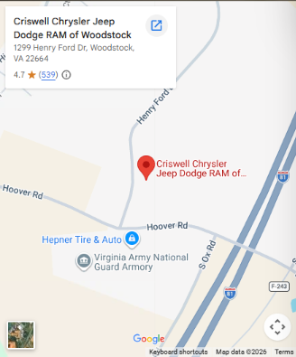 Criswell Chrysler Dodge Jeep Ram of Woodstock
