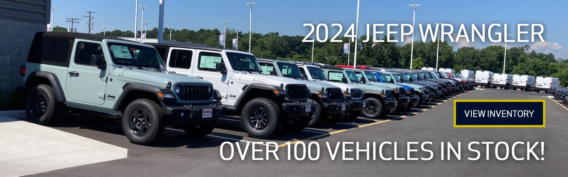 Over 100 Wranglers In Stock