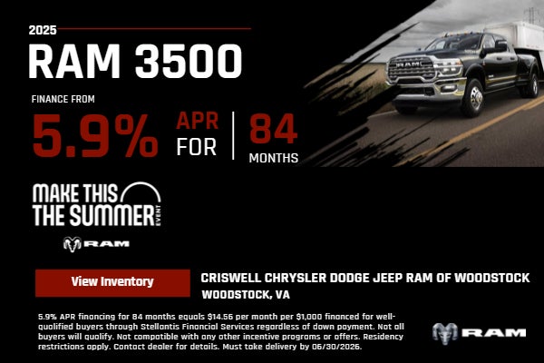 2025 RAM 3500