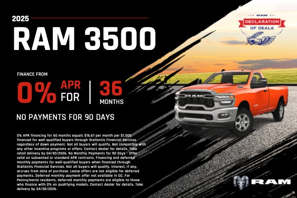 2025 RAM 3500